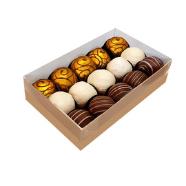 Caixa Tampa de Acetato | 15 Doces