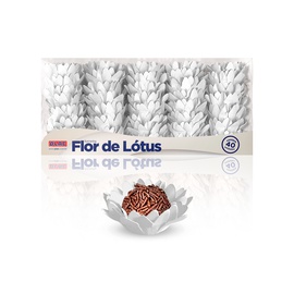Forminha Flor de Lótus 40un.