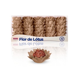 Forminha Flor de Lótus 40un.