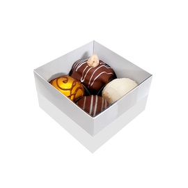Caixa Tampa de Acetato | 4 Doces