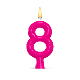 Vela Neon Nº8