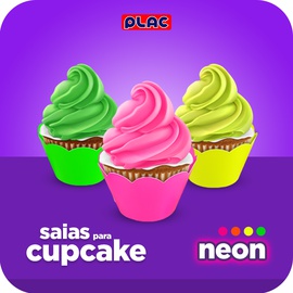 Saia para Cupcake Neon