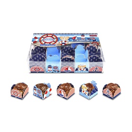 Forminha 4 Pétalas Temática | 50un.