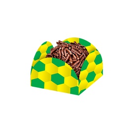 Forminha 4 Pétalas Futebol | 50un.