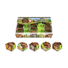 Forminha 4 Pétalas Temática | 50un.