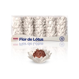 Forminha Flor de Lótus 40un.