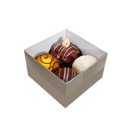 Caixa Tampa de Acetato | 4 Doces