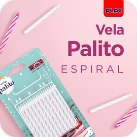 Vela Palito Espiral