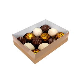 Caixa Tampa de Acetato | 12 Doces
