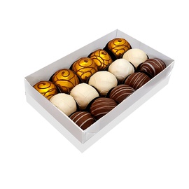 Caixa Tampa de Acetato | 15 Doces
