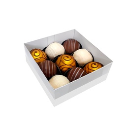 Caixa Tampa de Acetato | 9 Doces