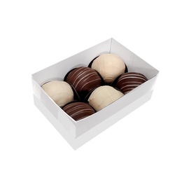Caixa Tampa de Acetato | 6 Doces