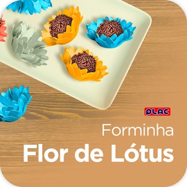 Forminha Flor de Lótus