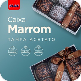 Caixa Tampa de Acetato
