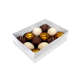 Caixa Tampa de Acetato | 12 Doces