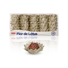 Forminha Flor de Lótus 40un.