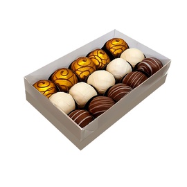 Caixa Tampa de Acetato | 15 Doces